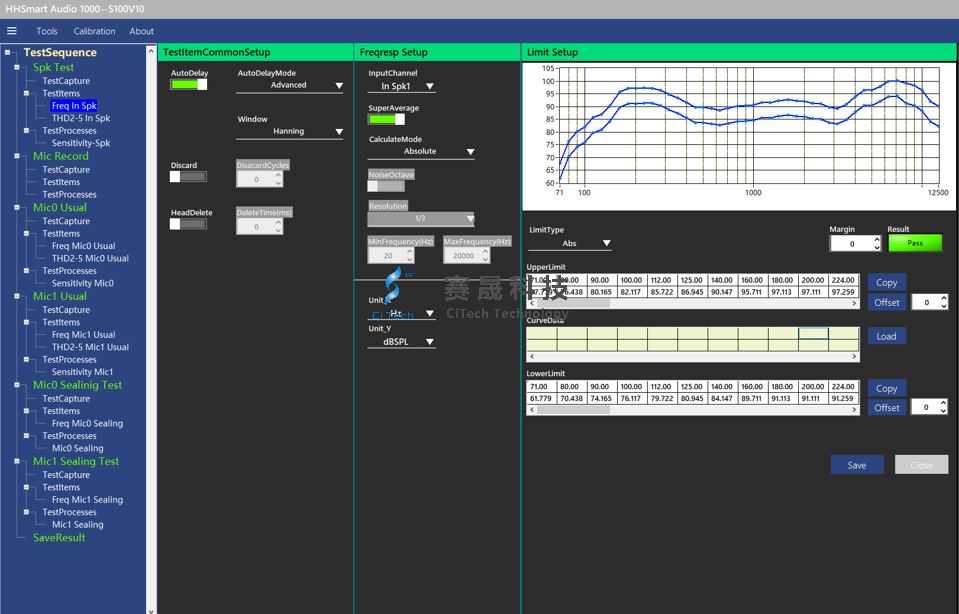 Audio testing system