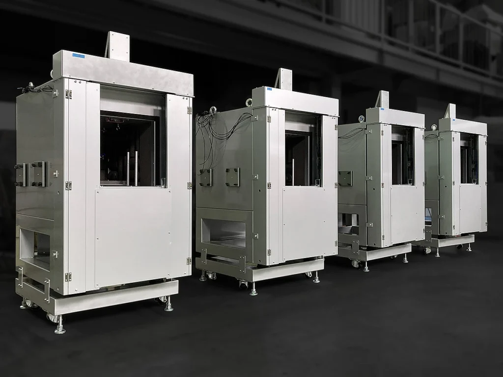 Pneumatic soundproof box